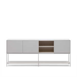 Vente en gros Buffet 3 portes Blanc <span class=keywords><strong>Largeur</strong></span>: 195 cm <span class=keywords><strong>Profondeur</strong></span>: <span class=keywords><strong>40</strong></span> cm Hauteur: <span class=keywords><strong>80</strong></span> cm - Product Image 1