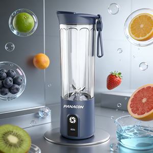 Licuadora Portátil de Alta Capacidad 550ml 2000mAh, Trituradora de Hielo Inalámbrica, Modo Turbo, Batidora de Smoothies de Alta Resistencia, Recargable por USB para Auto - Product Image 2