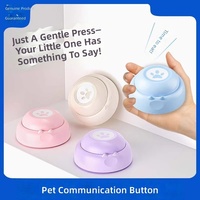 Jouet pour chien en plastique, bouton de communication pour animaux de compagnie, dispositif d'enregistrement sonore interactif pour l'entraînement