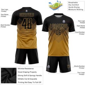 Custom Soccer Jersey Unisex Adult Sublimated Moisture Wicking Crew Neck Team Name Number Printed Uniform Shorts Set - Product Image 3