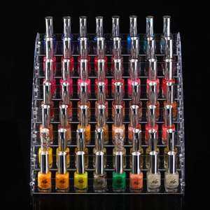 Transparent Tiered Nail Polish Display Rack 5 Layers Acrylic Cosmetic Storage Organizer For Gel Polish Makeup Salon Use - Product Image 3