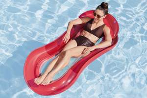 <span class=keywords><strong>Bestway</strong></span> HydroLuxe 43103 Flotante Flotador de salón de <span class=keywords><strong>piscina</strong></span> 1,60 M X 84 cm Salón de malla inflable para adultos y niños - Product Image 2