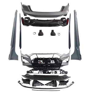 Kit carrosserie pour <span class=keywords><strong>Audi</strong></span> <span class=keywords><strong>A6</strong></span> C8 2019-2022, mise à niveau vers le modèle <span class=keywords><strong>RS6</strong></span>, comprenant l'ensemble pare-chocs <span class=keywords><strong>avant</strong></span> et arrière. - Product Image 2
