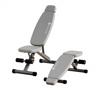 <span class=keywords><strong>Banc</strong></span> de musculation pliable multifonctionnel en métal pour la salle de sport à domicile, exercices abdominaux avec des caractéristiques de sécurité et une construction durable - Product Image 3