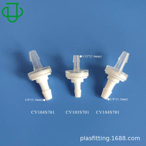 Válvula de Retención de Diafragma de Silicona y Plástico ABS CV103 104S701, Estructura de Doble Lóbulo, Baja Presión, para Medios Ácidos y Básicos Débiles - Product Image 3