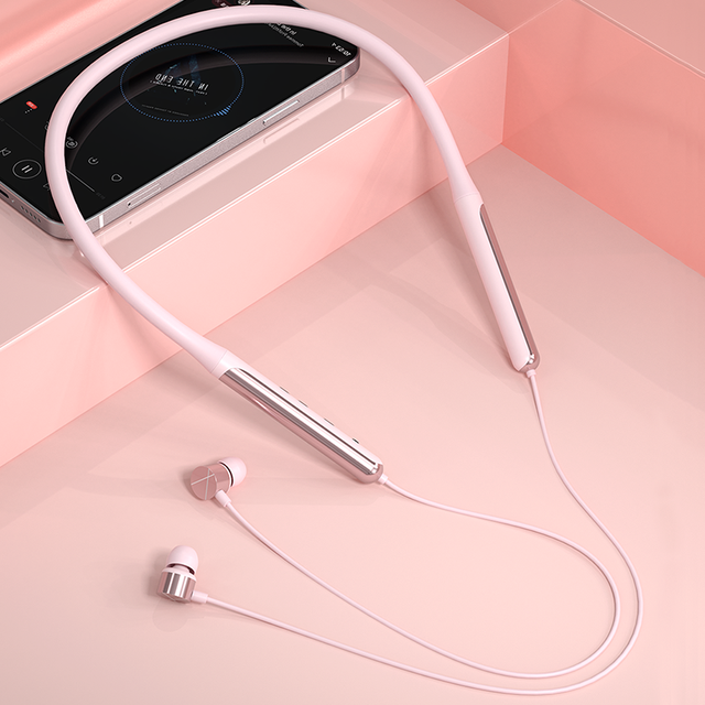 SIBYL Earphone Neckband in Ear Wireless Headphone for Mobile Phone Top Sale Sport Wireless Speaker Stereo Dual Speaker Headphone