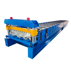 <span class=keywords><strong>Ligne</strong></span> <span class=keywords><strong>de</strong></span> production <span class=keywords><strong>de</strong></span> tôles <span class=keywords><strong>de</strong></span> revêtement <span class=keywords><strong>de</strong></span> sol en acier galvanisé à commande facile, formage à froid - Product Image 1