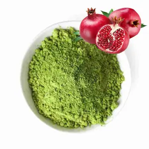 Pomegranate Flavor Matcha Tea Powder For Drink And Beverage Green Matcha Tea