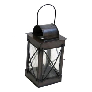 Antique fer bougie lanterne 4 faces fabricant grossiste usine vente directe disponible en couleur personnalisée avec quantité minimale de commande bas - Product Image 1