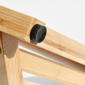 Taburete de ducha de esquina Youlike 2024, taburete de ducha de teca hermoso de superficie sólida y reposapiés, espacio de afeitado para ahorrar esquina Natural - Product Image 4