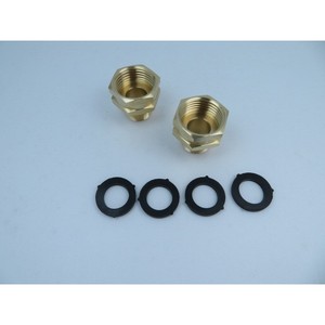 Adaptateur de tuyau d'arrosage en laiton américain, connecteur rapide, tuyau d'eau en métal pour l'irrigation, la cuisine, 3/4GHT à 1/2NPT - Product Image 3