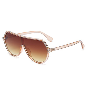 Jamie 2012 Oversized Frame Sunglasses UV400 Protection One Piece Lens Unisex Fashion Style - Product Image 5