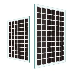 Painel solar chinês BIPV para células fotovoltaicas, painel de vidro duplo mono fotovoltaico de 150 W, painel solar