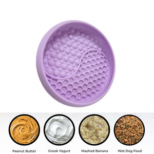 ZMaker 2025 Nuevo Plato de Silicona para Perros, Comedero Lento, Tapete para Lamer, Plato con Diseño de Panal, Comedero Lento para Perros, Plato para Comer Lentamente - Product Image 5