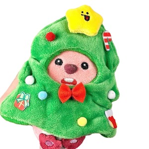 Porte-clés pelucheux d'usine en gros Porte-clés chat castor mignon Porte-clés en peluche de dessin animé personnalisé en stock - Product Image 5