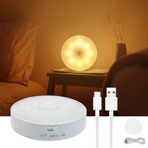 Đèn Nam Châm Gắn Trên Tủ Quần Áo 400MAh Đèn Ngủ LED Cảm Biến Chuyển Động Có Thể Sạc Lại Cho Tủ Quần Áo, Quầy, Nhà Bếp, Phòng Ngủ - Product Image 4