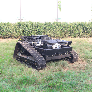 農業用ゴムクローラー式リモコンロボット芝刈り機 CE/EPA認証 ディーゼルエンジン搭載 全地形対応型草刈り機 - Product Image 1