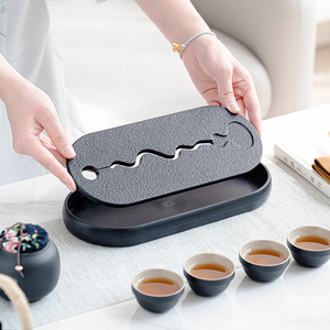 <span class=keywords><strong>Set</strong></span> da Tè in Ceramica Cinese Stile Design Europeo con Tazza in Argilla Viola, Borsa da Viaggio e Contenitore per Tè - Product Image 3