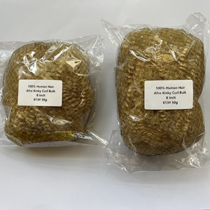 All'ingrosso 8-22 pollici <span class=keywords><strong>Afro</strong></span> crespo alla rinfusa <span class=keywords><strong>capelli</strong></span> vergini umani 30g/50g di Dreadlocs alla rinfusa morbida naturale riparazione <span class=keywords><strong>capelli</strong></span> ricci umani estensione - Product Image 3