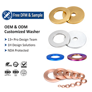 Rondelle plate en bronze, rondelle fine en laiton, rondelle plate en cuivre, rondelle de calage plate, rondelle de protection, conformes aux normes DIN134, DIN6340, DIN440, DIN125, DIN 9021 - Product Image 1