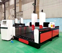 Enrutador cnc de 3 ejes, doble cabezal, 4 ejes, 1325, 3d, piedra, tallado, mármol, granito, máquina de grabado, precio