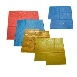 Venta al por mayor de poliuretano piedra impresión pavimentación molde silicona hormigón cemento sello Mat modelos - Product Image 2