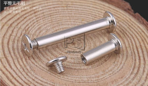M5 * 4/6/8/1120mm Chicago tornillo Snap Rivet Book Butt tornillo M4 rosca interior OD5mm <span class=keywords><strong>álbum</strong></span> <span class=keywords><strong>de</strong></span> fotos tornillos <span class=keywords><strong>de</strong></span> poste <span class=keywords><strong>de</strong></span> encuadernación - Product Image 4
