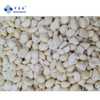Ail entier IQF sans gluten, pelé, 1 kg, ail congelé pour supermarché, produit Sinocharm HACCP 4 étoiles, prix d'usine