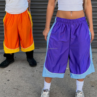 Custom Baggy Gym 3/4 Sweat Long Shorts Manufacturers for Men Designer Basketball Nylon Long Shorts Sports Streetwear Capris