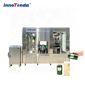 Macchina Automatica Isobarica per Riempimento e Sigillatura Lattine in Alluminio 4000CPH per Birra Artigianale, <span class=keywords><strong>Acqua</strong></span> <span class=keywords><strong>Frizzante</strong></span> Linea di Inscatolamento 250-500ml - Product Image 1