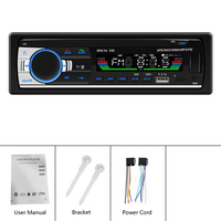 Pemutar MP3 Mobil Podofo 2 USB Autoradio 1Din Radio Mobil BT FM Aux in Receiver SD MMC WMA 2.1A Pengisian Cepat JSD-530 Stok Tersedia