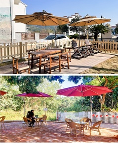 <span class=keywords><strong>Parasol</strong></span> <span class=keywords><strong>de</strong></span> terrasse pour l'extérieur <span class=keywords><strong>Parasol</strong></span> pliant pour l'extérieur <span class=keywords><strong>Balcon</strong></span> <span class=keywords><strong>Table</strong></span> et chaise Jardin Plage Parapluie <span class=keywords><strong>de</strong></span> cour à double couche - Product Image 4