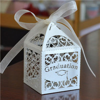 Boîte à souvenirs classique en filigrane découpée au laser, rouge métallique, personnalisable avec nom, date, logo, pour mariage, anniversaire, Bar Mitzvah, cadeau de bonbons