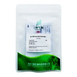 Sanshibio độ trung thực cao pcr nhà sản xuất bán hàng trực tiếp 2xhiproof 2G pcr Mix với thuốc nhuộm