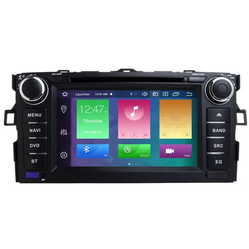 8Core 4G+6GB Android 11 Car DVD Player For Toyota Auris 2006-2011 GPS Navigation BT WIFI Multimedia FM Radio Stereo Carplay