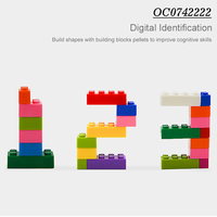 1000PCS Coloré 3d diy mini puzzle building block briques ensemble jouet pour enfants