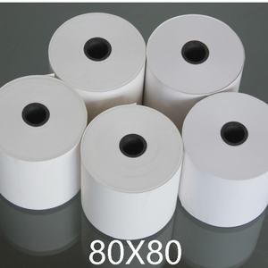 ม้วนกระดาษความร้อนโดยตรง ปราศจากสาร BPA สำหรับเครื่องพิมพ์ POS ขนาด 57x40 มม. ชั้นเดียว ผลิตจากเยื่อไม้ 100% ได้รับการรับรองมาตรฐาน ISO9001 อายุการใช้งานภาพ 5 ปี - Product Image 1