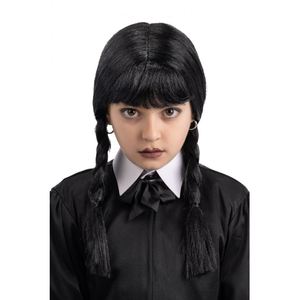 วิกผมสีดำแบบมีหน้าม้า ไซส์เดียวสำหรับเด็กผู้หญิง - Product Image 1