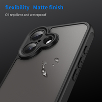 Coque de téléphone antichoc 4 coins en TPU PC effet peau, transparente et givrée pour Apple iPhone 17 18