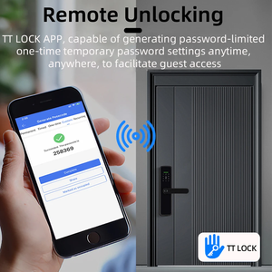 Ttlock BLE sinh trắc học vân tay khóa nhà căn hộ Keyless quản lý mật khẩu thẻ thông minh an ninh khóa cửa - Product Image 3