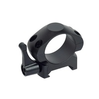 Anneaux de montage pour télescope en acier noir mat de 30 mm, anneaux de montage QD pour lampe torche ou lunette - Légers
