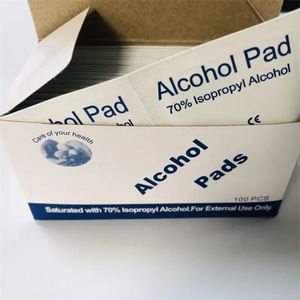 Toallitas húmedas para decoración de uñas de alta calidad, almohadillas desechables de <span class=keywords><strong>alcohol</strong></span> isopropílico 70% para uso de desinfección - Product Image 4