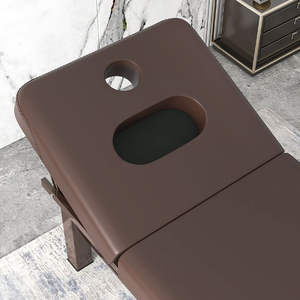 Cama de Masaje Plegable Portátil para Salón de Belleza, de Cuero Sintético, para Tatuajes y Pestañas, Mueble de Salón - Product Image 6