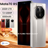 Mate70 RS 16G+1TB Android 15, Pantalla de 7.3 Pulgadas, Batería de 8000mAh, Versión Global, Teléfono Celular 5G Global, Procesador Rápido, Wi-Fi, ODM/OEM