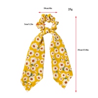 Cravate élastique à imprimé floral Bandanas personnalisés Chouchous à cheveux personnalisés imprimés pour femmes Accessoires de bricolage