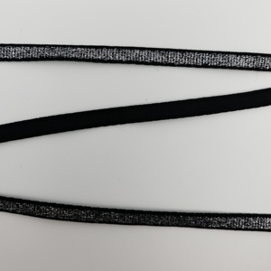 Jacquard Shiny Band Low MOQ Bra Custom Design <b>Webbing</b> for Clothing Sport Underwear Non-Elastic Waistband Woven Bands Tape Band - Product Image 2