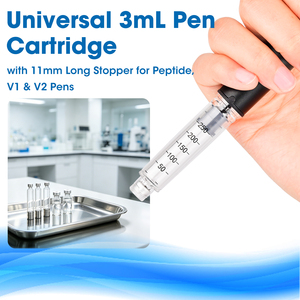 Vente en gros de flacons en verre stériles de 3 ml, emballage indépendant pour stylo injecteur, stylo à insuline, usine de stylos à insuline - Product Image 5