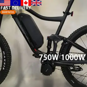 BAFANG 750 1000 watt mid drive three wheel electric bike conversion kit with battery option