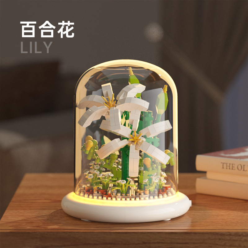 [Lily Flower 891 Granules] Abat-jour électroluminescent
