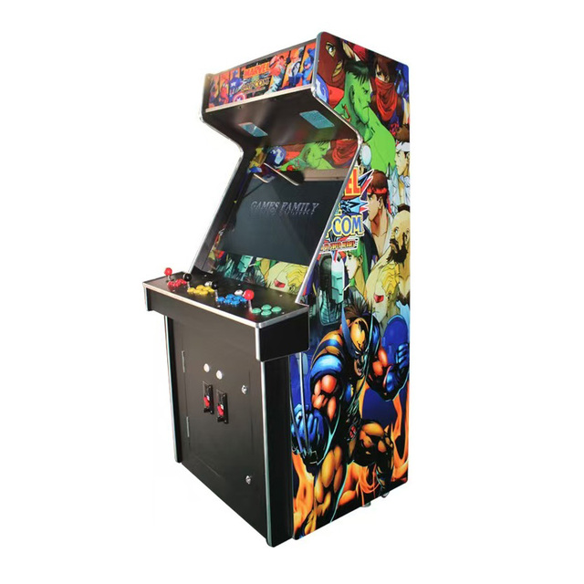 Wholesale 110V/220V Retro Electronic Fighting Arcade Game Machine Wooden Cabinet for Kids' Amusement Coin Operated Games